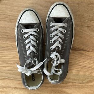 Converse All Star Chuck Taylor charcoal gray unisex low top shoe women's size 7